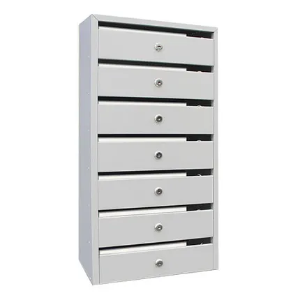 Фото №1 Почтовый ящик Оптима Компакт без задней стенки 7 секций