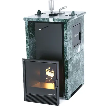 Фото №0 Печь для бани ИзиСтим Сочи М2 Premium в трехстор. кожухе из змеевика закр. верх (вх.с тыл.стор)