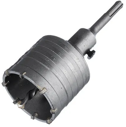 Фото №0 Коронка по бетону 82 мм. твердосплавная ударная (в сборе) Bohrer