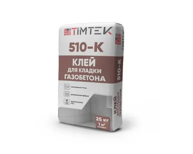 фото Клей для кладки газобетона ТИМТЕК 510-K 25 кг 54 шт/пал