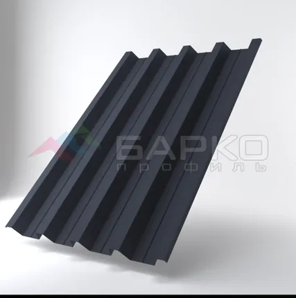 Фото №0 Профлист Н-60 -902мм(845 мм) RAL 7024 Матовый Полиэстер 0.7