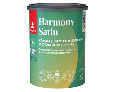 фото Краска вд интер  0,9л база А мат Tikkurila HARMONY SATIN (6) (под заказ) П