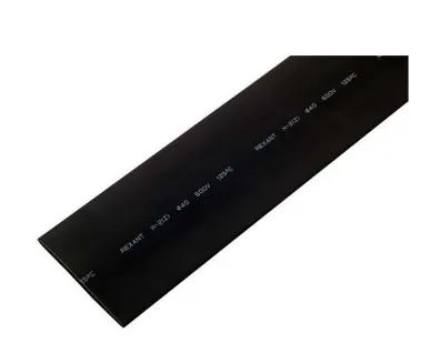 фото Трубка термоусадочная 40.0/20.0 1м черн. Rexant 24-0007