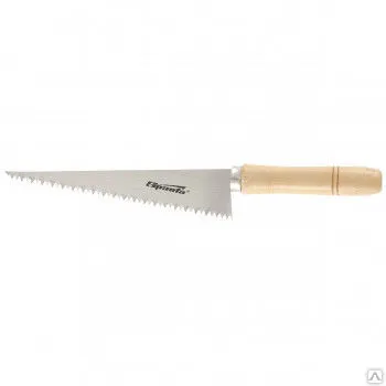Фото №0 Ножовка по гипсокартону, 180 мм, деревянная рукоятка SPARTA