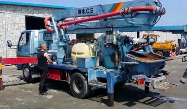 Фото №0 В аренду автобетононасос 16 м от завода с бетоном