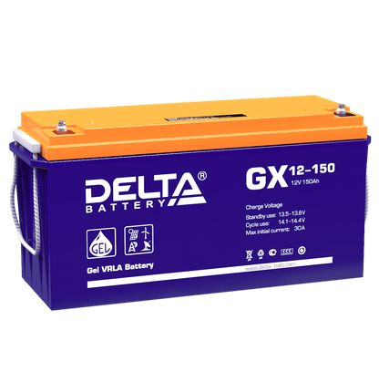 Фото №0 Аккумулятор Delta GX 12-150