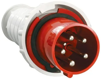 фото Вилка кабельная 63А 3Р+N+Е IР54 переносная 380В 035