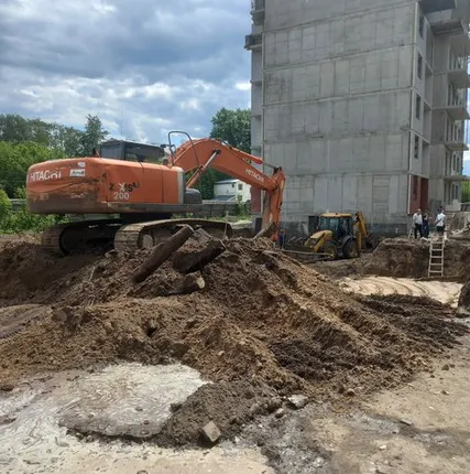Фото №0 Аренда экскаватора гусеничного