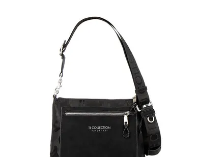 фото Комбинированная сумка-кроссбоди в стиле унисекс TJ COLLECTION YH 8211224 BLZ