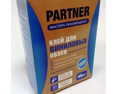 фото КЛЕЙ для обоев виниловых PARTNER (180гр/45м2) (20шт/кор)