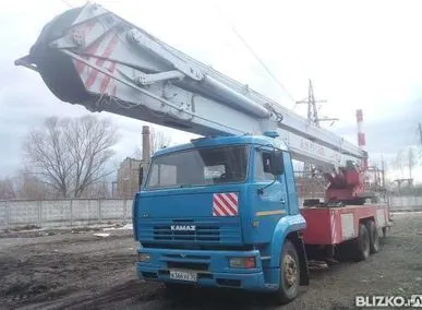 фото Аренда автовышки (Автогидроподъемник) КАМАЗ АПТ-32 (за смену)