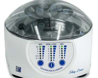 фото  Медицинская центрифуга-встряхиватель ELMI СМ-70М-07 (до 7000 об/мин, 12х2 мл, 12х0,5 мл, 12х0,2 мл)