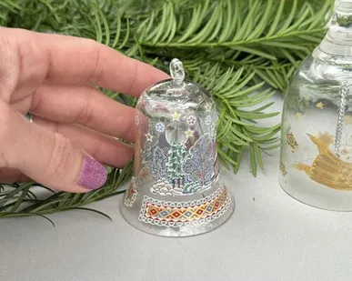 фото Колокольчик рождественский 1997 Hutschenreuther стекло Германия