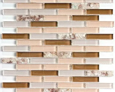 фото Мозаика BONAPARTE Shell Glass 300х300 стеклянная