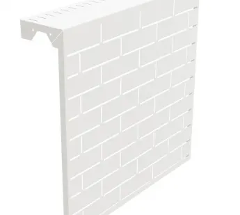 фото Экран для радиатора 610х630х150, цвет Белый (RAL 9003)
