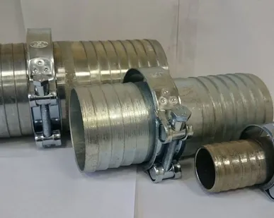 фото Соединитель для шлангов ("Ёлочка") c разными диаметрами 16-25 мм