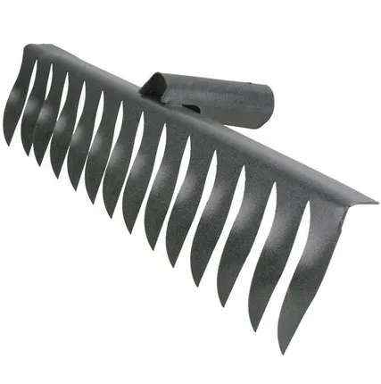 Фото №0 Грабли витые 14 зубцов без черенка (порошок)