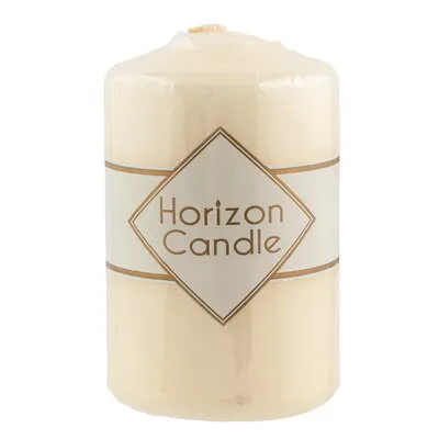 Фото №0 Свеча СТОЛБИК h100d60 мм КРЕМОВАЯ "Horizon Candles"