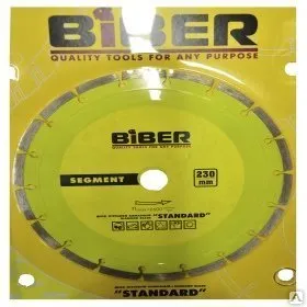 Фото №0 Диск алмазный БИБЕР Стандарт сегментный 230мм