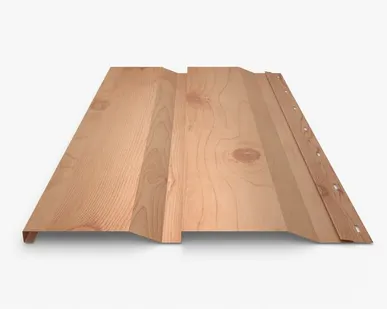 фото Сайдинг Металлический сайдинг «Корабельная доска» покрытие 3D сосна Россия, 0.45-0.5 мм