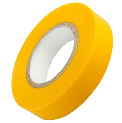 Фото №0 Изолента ПВХ 15мм (рул.20м) OIT-B15-20/Y желт. ОНЛАЙТ 71679