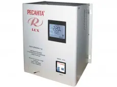 Фото №0 Стабилизатор напряжения РЕСАНТА АСН-8000 Н/1-Ц Lux