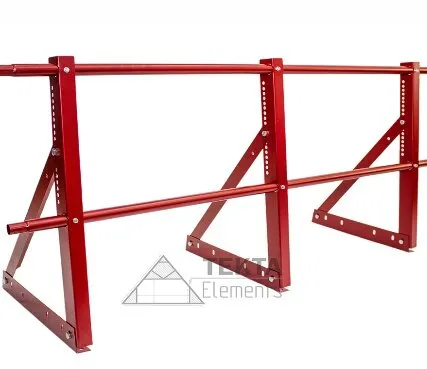 Фото №0 Ограждение ECONOM H-600 d-25 (круг) универ (8017 RAL)