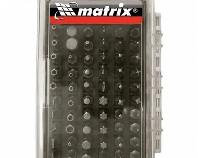 фото Набор бит с магнитным держателем CrV 61шт MATRIX 11387