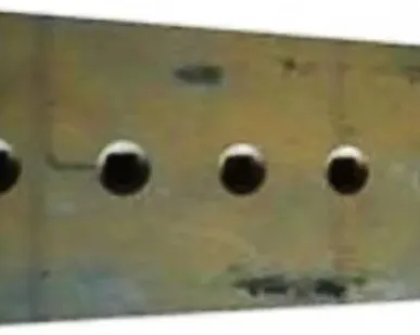 фото Нож ср. 404-93-22 (5 отв. прямой) импорт на спец технику Четра (Промтрактор)