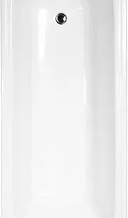 фото Ванна стальная ANTIKA Белая орхидея 1700*700*400 с опорной подставкой А70001