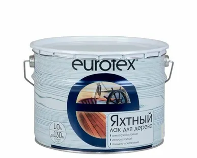 фото Eurotex (лак яхтный) глянцевый 10л