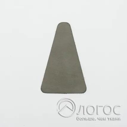 Фото №0 Заплатки декор.пришивн. кожа И 21 "Треугольник", 300серый, 300серый