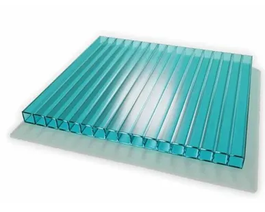 фото Сотовый поликарбонат "SOTALUX" Бирюза 4 мм