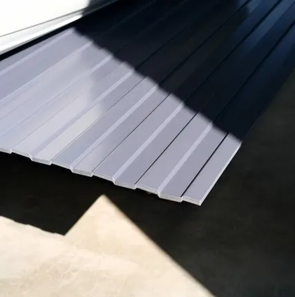 Фото №0 Профлист С-8 / графитовый серый / 0.45 мм. - RAL 7024 / Графитовый серый - Глянцевая - с ЛКП - Первый - С-8 - Стандартные - Опт (от 100 листов / от 200 м.пог.)