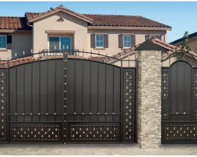 фото Ворота кованые &quot;Дворянские ПШ&quot; 3.28x2.35 м.