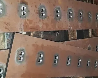 фото Нож средний прямой на специальную технику Б-170, Б-10, А-120 (980х250х20) 