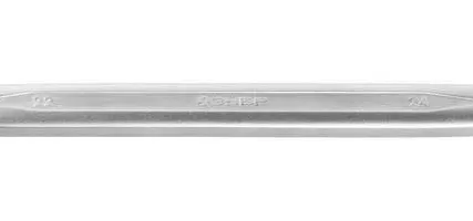 Фото №0 Ключ &quot;ПРОФИ&quot; гаечный накидной изогнутый, Cr-V сталь, хромированный, 22х24мм