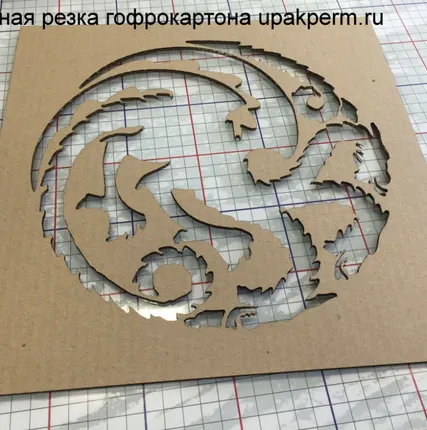 Фото №0 Лазерная резка гофрокартона