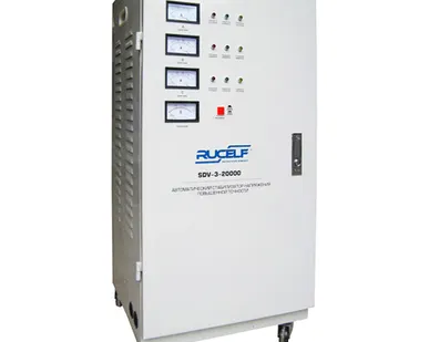 фото Стабилизатор напряжения Rucelf SDV-3-20000
