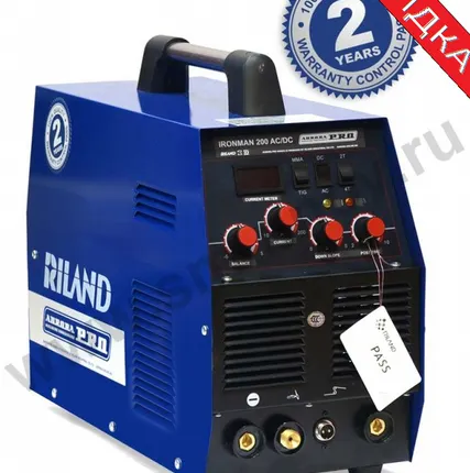 Фото №0 Аппарат аргонодуговой сварки AuroraPRO IRONMAN 200 AC/DC (TIG+MMA)