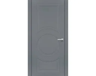 фото дверь межкомнатная глухая бизнес парк line 6, графит, 700*2000мм.