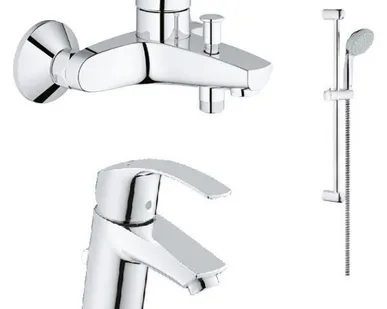 фото Комплект смесителей (3 в 1) Grohe Eurosmart New 124446 Grohe