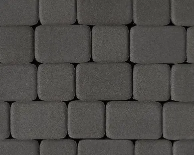 фото Тротуарная плитка Выбор Классико Стандарт 40 мм 2 камня Серая
