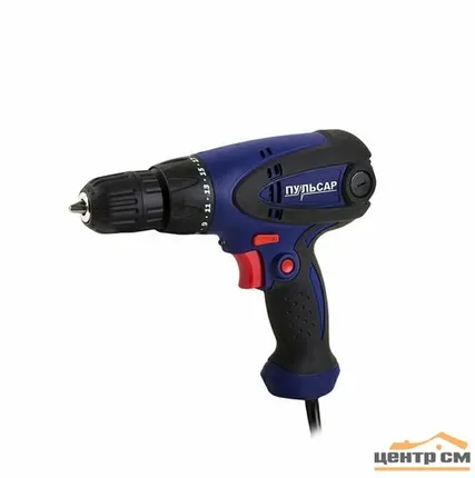 Фото №0 Шуруповерт сетевой ПУЛЬСАР ДШ-350 (350Вт, 23Hm, 10 мм, 1ск, 1,4кг)