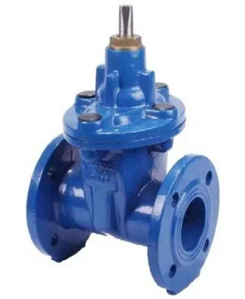 Фото №0 Задвижка с обрезиненным клином F4 RF01 DN 150 мм,PN 10/16 атм