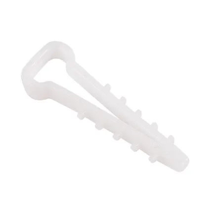 Фото №0 Дюбель-хомут 5-10 прямоуг. бел. (уп.100шт) Rexant 07-4610