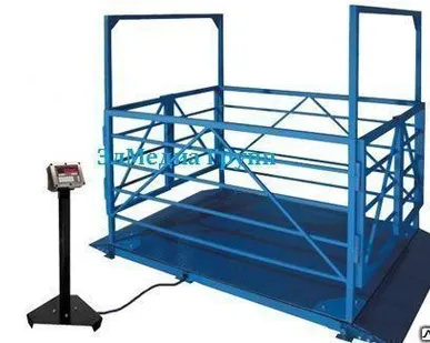 фото Весы для взвешивания животных электронные