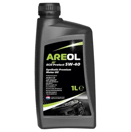 Фото №0 Моторное масло AREOL ECO Protect 5W40AR060 5W-40 синтетическое 1 л