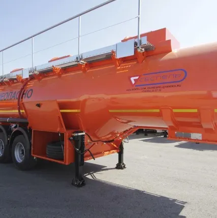 Фото №0 Полуприцеп-цистерна Сеспель 964842 (32м3, 3 отс. алюминий)