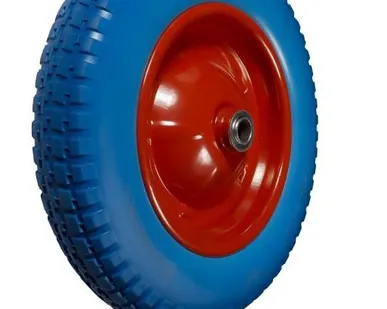 фото Колесо для тачки ЛИТОЕ 325мм с мет. диском ось 20мм